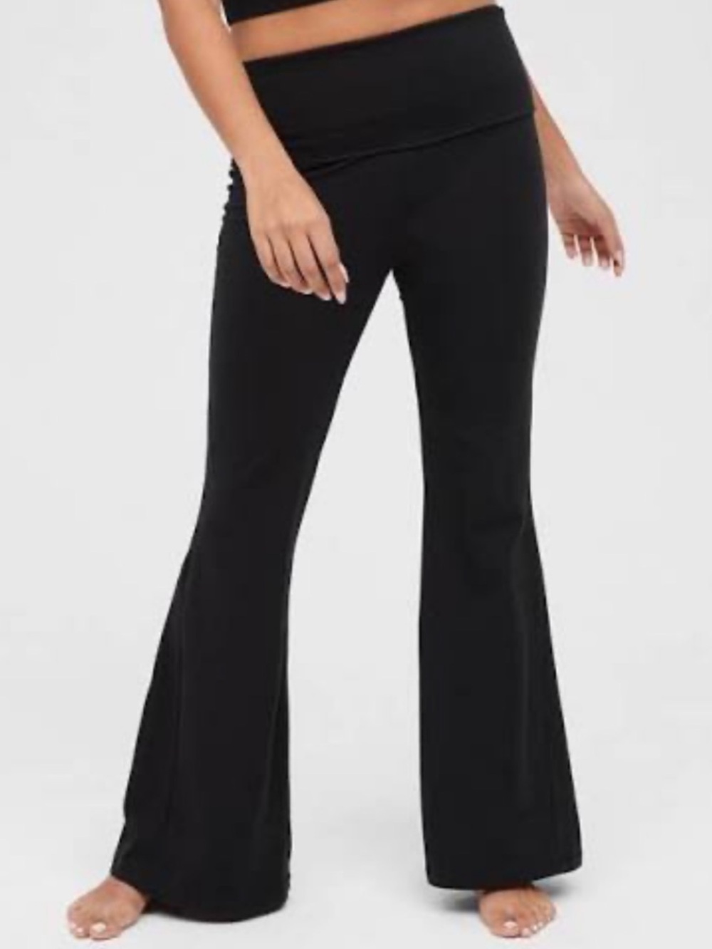 New! Offline By Aerie OG Super Flare Fold-Over High Rise Pants